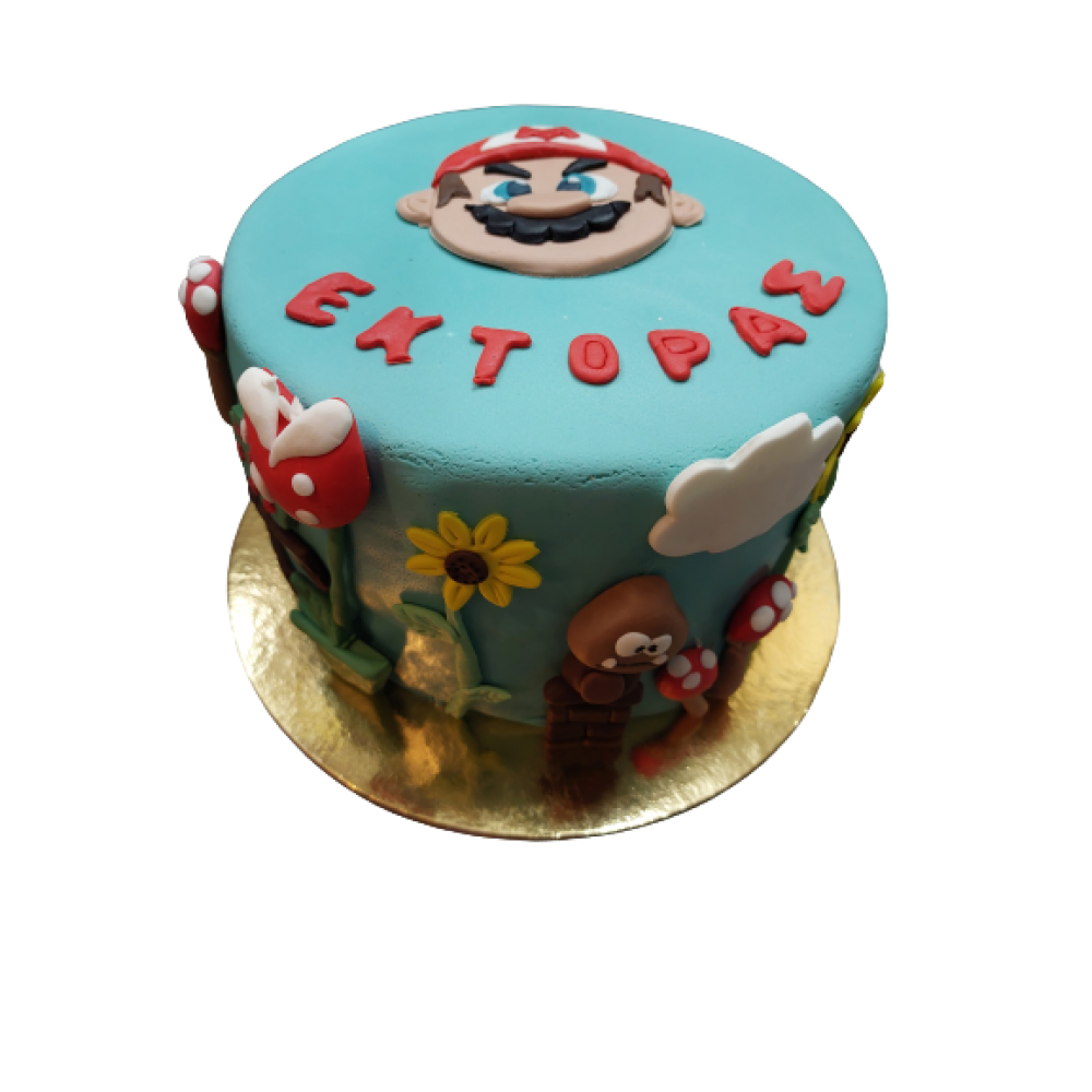 Τούρτα σουπερ μαριο / Τιμή κιλού 19,50 €