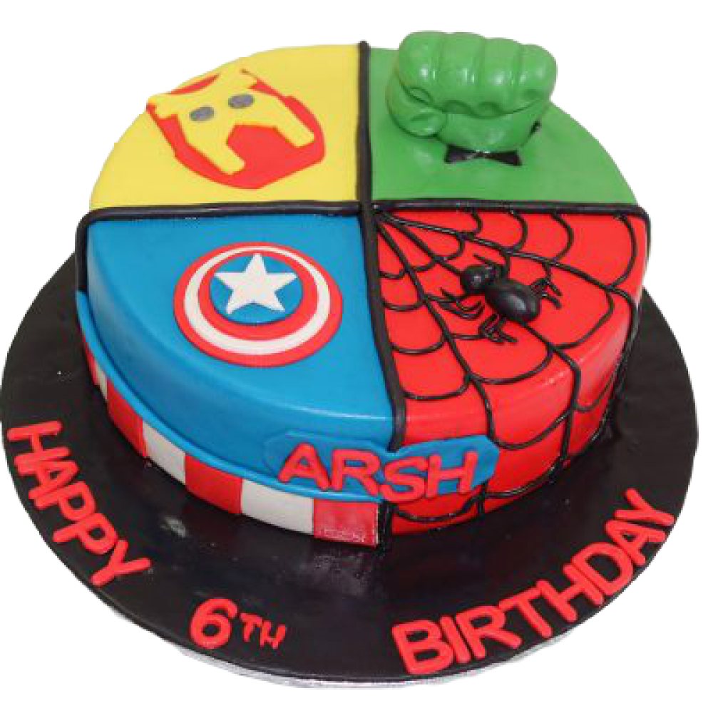 Τούρτα Avengers 1 (οι εκδικητες) / Τιμή κιλού 18,50 €