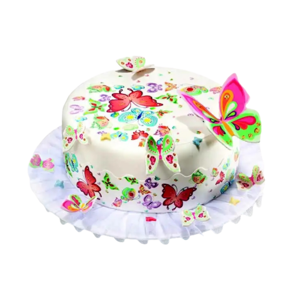  Τούρτα πεταλούδες 1 / Τιμή κιλού 21,80 €