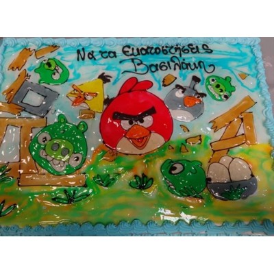 Τουρτα Angry birds   / Τιμή κιλού 15,50 €