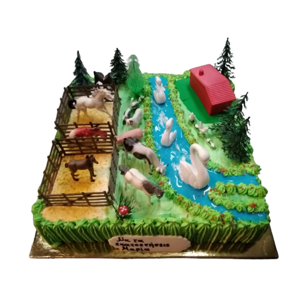 Τουρτα φαρμα με ζωα / Τιμή κιλού 15,50 €