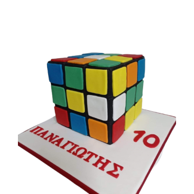 Τούρτα κυβος του Ρουμπικ / Τιμή κιλού 19,50 €